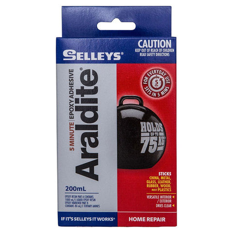 Selleys Araldite 5 Minute Epoxy Adhesive 200mL