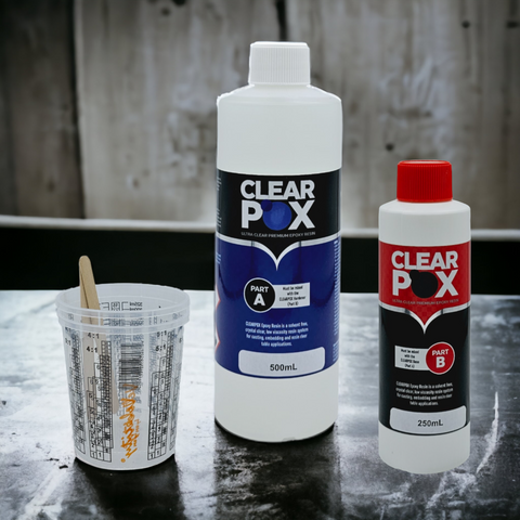 Clearpox Ultra Clear Resin Sample Kit