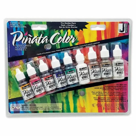Piñata Alcohol Ink Exciter Overtones Pack (9 Colour Set) Default Title - Resin Shop Australia