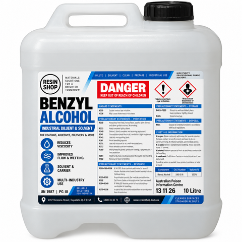 Benzyl Alcohol BP Grade | 99.99% Ultra-High Purity Preservative & Epoxy Modifier | 1L-20L