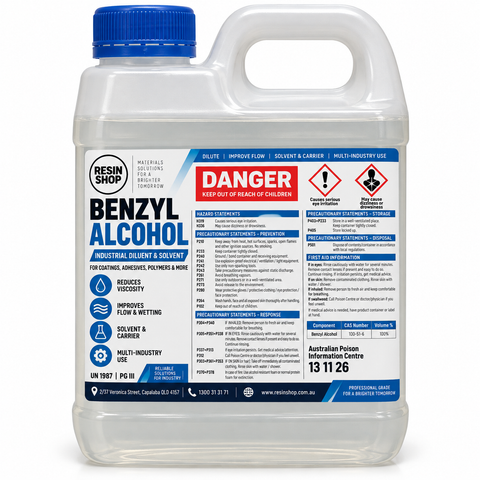 Benzyl Alcohol BP Grade | 99.99% Ultra-High Purity Preservative & Epoxy Modifier | 1L-20L