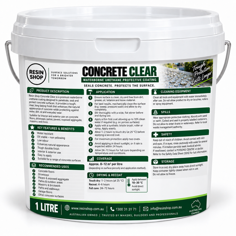 Concrete Clear Penetrating Urethane Sealer & Waterproofing