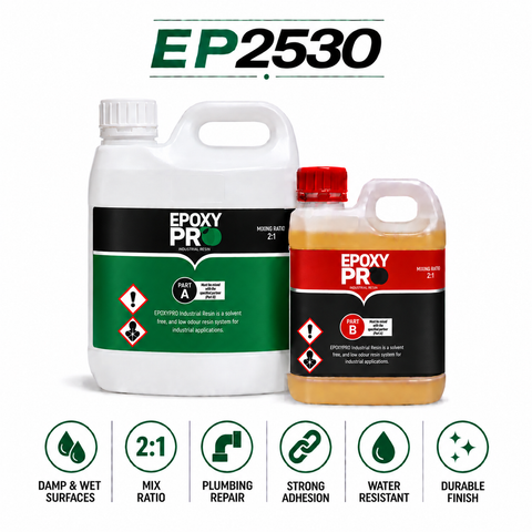 Wet & Damp Surface Plumbing Repair Epoxy | EP2530