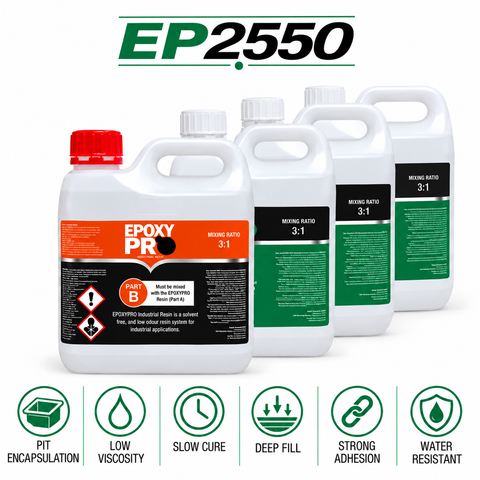 EpoxyPro EP2550 Slow Cure Plumbing & Electrical Pit Filling Epoxy