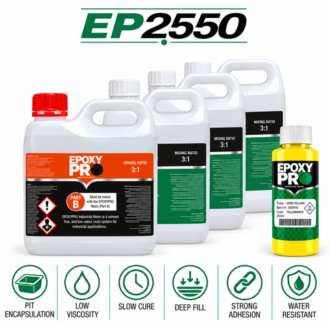 EpoxyPro EP2550 Slow Cure Plumbing & Electrical Pit Filling Epoxy