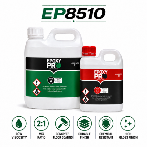 EpoxyPro EP8510 Clear Concrete Flooring Self-Priming Epoxy 2:1