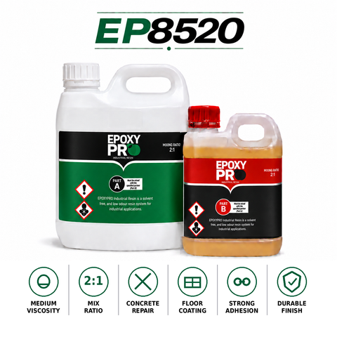 EpoxyPro EP8520 Medium Viscosity Concrete Repair & Coating Epoxy