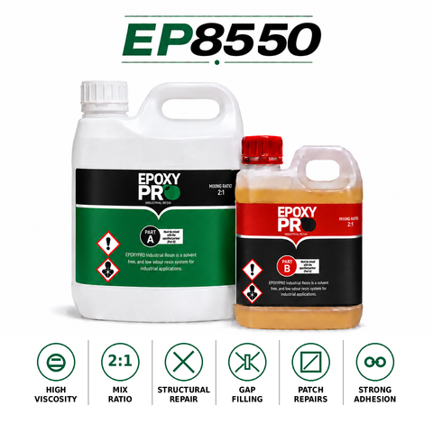 EpoxyPro EP8550 Wet & Damp Concrete Repair & Sealing Epoxy