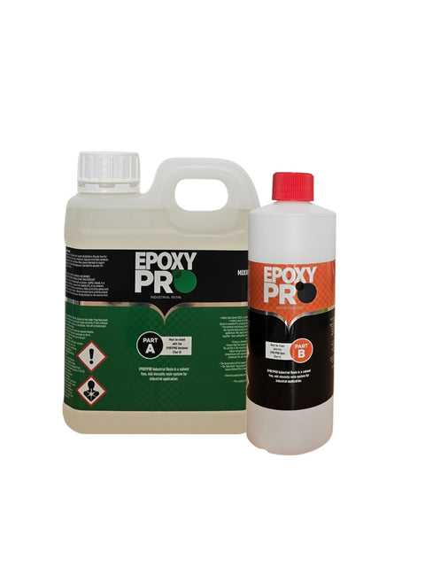 EpoxyPro EP5010 Ultra-Clear Glass & Ceramic Bonding Epoxy System 3:1 - 1 Litre