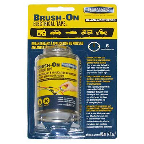 Blue Magic Brush-On Electrical Tape – Black, 118ml