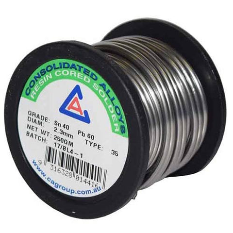 Solder Roll Resin Core 40/60 – 250g, 2.3mm