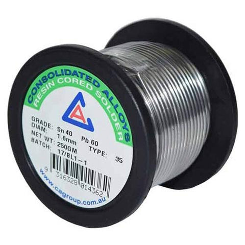 Solder Roll Resin Core 40/60 – 250g, 2.3mm