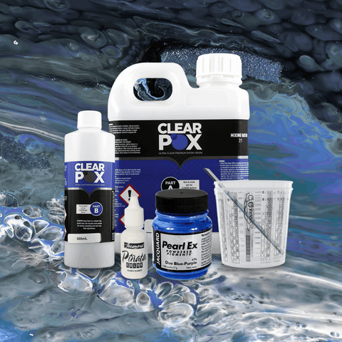 Galaxy Epoxy Resin Colour Kits 1.5L Sun-Moon-Mercury-Mars-Saturn-Jupiter-Neptune - Resin Shop Australia