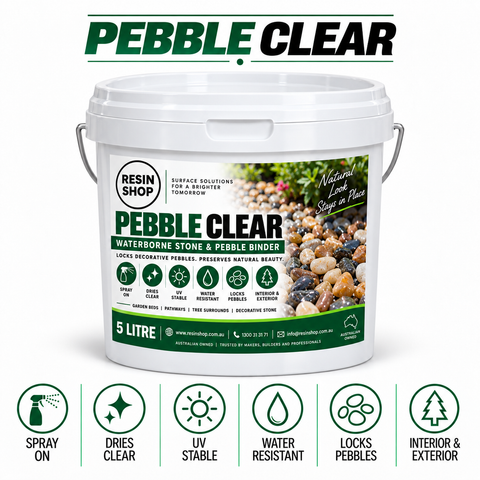 Pebble Clear | Spray-On Stone & Pebble Binder