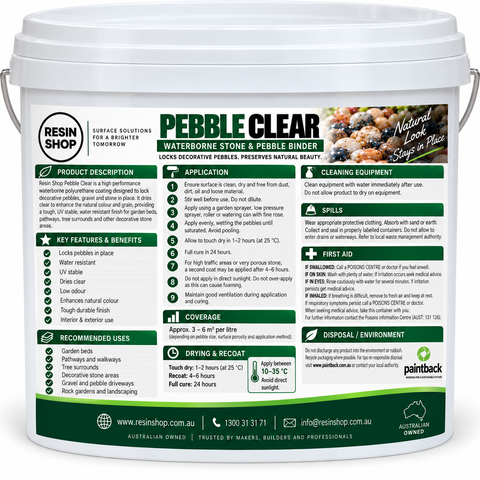 Pebble Clear | Spray-On Stone & Pebble Binder