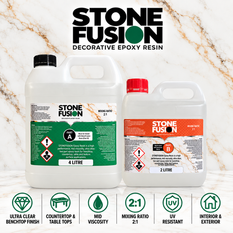 StoneFusion Countertop Ultra Clear Epoxy Resin