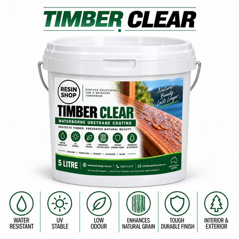 Timber Clear Premium Wood Sealer, Primer & Topcoat