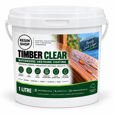 Timber Clear Premium Wood Sealer, Primer & Topcoat
