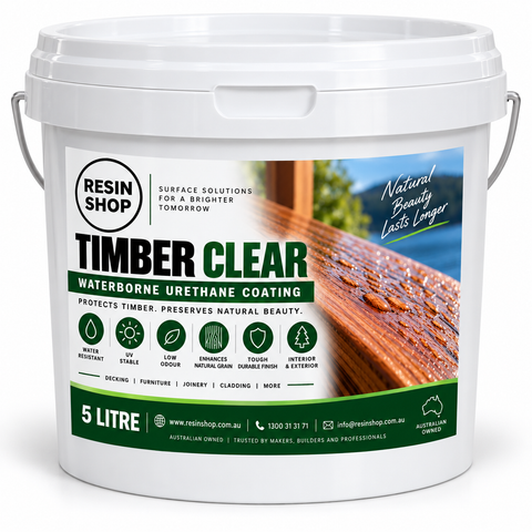 Timber Clear Premium Wood Sealer, Primer & Topcoat